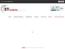 Tablet Screenshot of etprojects.nl